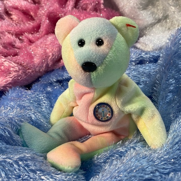 Ty Other - 🎁4/$25🎁 Birthday Bear BB Beanie Bear Teddy